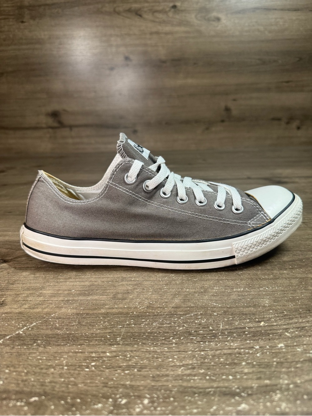 Converse All Star Chucks Low Top Grey Shoes Sneakers 10